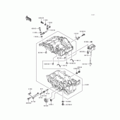 Схема узла: Картер двигателя для Kawasaki EX250 Ninja 250