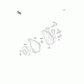 Схема вузла: Водяний насос для Kawasaki KLX300R