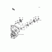 Схема вузла: Масляний насос для Kawasaki KX450 KX450F