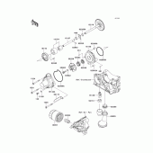 Схема узла: Масляный насос для Kawasaki ZX1000 Z1000SX