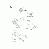 Схема вузла: Інформаційні наклейки для Kawasaki EL250 Eliminator 250