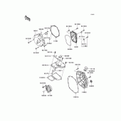 Схема вузла: Кришка двигуна для Kawasaki ZG1400 Concours 14