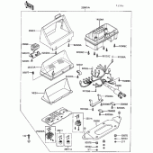 Схема узла: Измерительный прибор для Kawasaki ZG1000 Concours