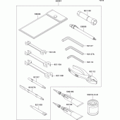 Схема вузла: Owner`s tools для Kawasaki VN1500 VN1500 Classic