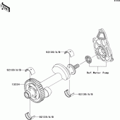 Схема вузла: Balancer для Kawasaki EX650 Ninja 650