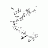 Схема вузла: Перемикач передач для Kawasaki ZR800 Z800 ABS