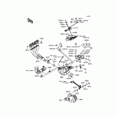 Схема узла: Выхлопная система для Kawasaki ZX1000 Ninja ZX-10R