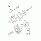 Схема узла: Сцепление для Kawasaki ZX636 Ninja ZX-6R