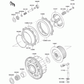 Схема узла: Сцепление для Kawasaki ZX600 Ninja ZX-6R