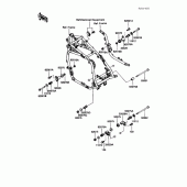 Схема вузла: Frame fitting для Kawasaki ZG1200 Voyager XII
