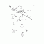 Схема вузла: Електроустаткування для Kawasaki KLX650 KLX650