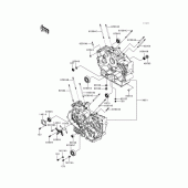 Схема вузла: Картер двигуна для Kawasaki VN800 Vulcan 800