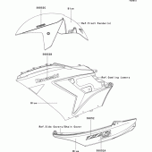 Схема вузла: Decals(blue)(d8f) для Kawasaki ZX1400 ZZR1400 ABS