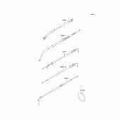 Схема вузла: Троси для Kawasaki EX500 GPZ500S