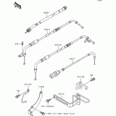 Схема узла: Тросики для Kawasaki VN1500 VN1500 Classic