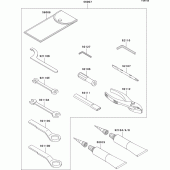 Схема вузла: Owner`s tools(laf/las) для Kawasaki ZR750 Z750