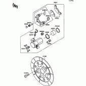 Схема узла: Front caliper для Kawasaki VN1500 VN-15 SE