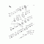 Схема вузла: Balancer для Kawasaki ZX1100 Ninja ZX-11