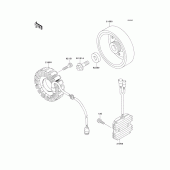 Схема узла: Генератор для Kawasaki ZX600 Ninja ZX-6R