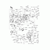 Схема вузла: Throttle(1/2) для Kawasaki VN1600 Vulcan 1600 Mean Streak