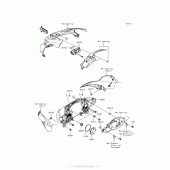 Схема вузла: Headlight(S) для Kawasaki ZX1000 Ninja ZX-10R