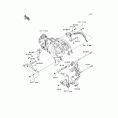 Схема вузла: Кріплення двигуна для Kawasaki ZG1400 Concours 14