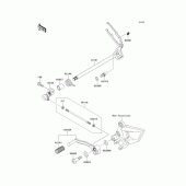 Схема вузла: Перемикач передач для Kawasaki EX250 Ninja 250R