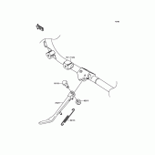 Схема вузла: Stand(s) для Kawasaki VN1700 Vulcan 1700 Nomad ABS
