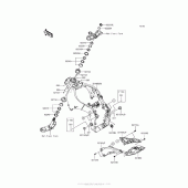 Схема узла: Рама для Kawasaki ZX1000 Ninja ZX-10R
