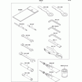 Схема узла: Owner`s tools для Kawasaki ZX400 ZXR400