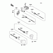 Схема вузла: Turn signal для Kawasaki ZX1100 Ninja ZX-11