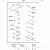 Схема вузла: Owner`s tools для Kawasaki ZX600 ZZ-R600