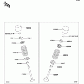 Схема вузла: Клапан для Kawasaki ZR1000 Z1000