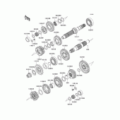 Схема вузла: Трансмісія для Kawasaki EX650 Ninja 650