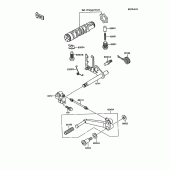 Схема вузла: Перемикач передач для Kawasaki ZX600 GPX600R