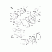 Схема вузла: Engine cover(s) для Kawasaki ZR750 ZR-7