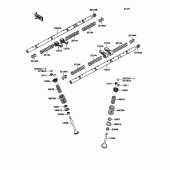 Схема вузла: Valve(1/2) для Kawasaki ZX1100 Ninja ZX-11