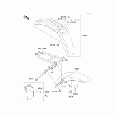 Схема узла: Крыло для Kawasaki KX125
