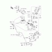 Схема вузла: Clutch master cylinder для Kawasaki ZX1400 Ninja ZX-14
