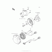 Схема узла: Генератор для Kawasaki ZX1400 Ninja ZX-14R ABS