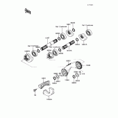 Схема вузла: Balancer для Kawasaki KL250 KLR250
