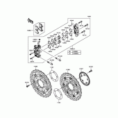 Схема узла: Передний тормоз для Kawasaki ZX1400 ZZR1400 ABS