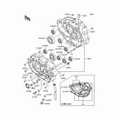 Схема узла: Картер двигателя для Kawasaki KLX250 D-Tracker
