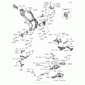Схема вузла: Frame Fittings(1/2) для Kawasaki ZX1000 Ninja 1000 ABS