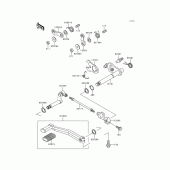 Схема вузла: Перемикач передач для Kawasaki ZG1200 Voyager XII
