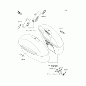 Схема вузла: Reflectors для Kawasaki VN1700 Vulcan 1700 Nomad