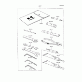 Схема вузла: Owners tools для Kawasaki ZX600 GPX600R