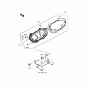 Схема вузла: Meter(s) для Kawasaki ZR800 Z800 ABS