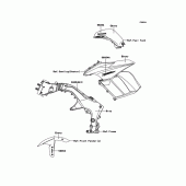 Схема вузла: Decals(Ebony) для Kawasaki ZX1000 Z1000SX ABS