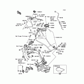 Схема узла: Топливный бак для Kawasaki ER650 ER-6N